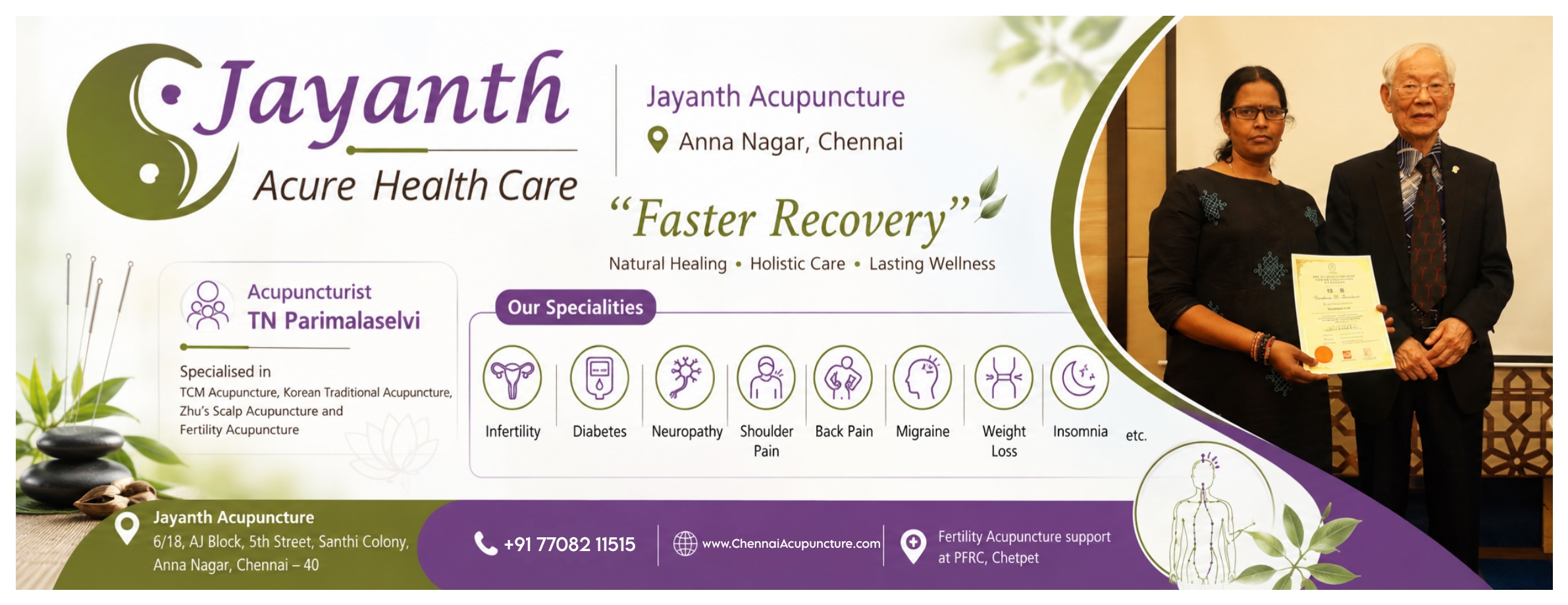 Jayanth Acure Health Care – Acupuncture | Cupping Therapy | Foot Reflexology