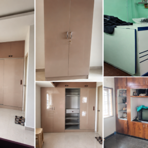 Aadhi Sivasakthi Interiors – All Types of Wood Works Modular Kitchen | Loft Covering Cupboards | Pooja Cupboards | Office & Space Partitions | False Ceiling | Netlon, ACP, PVC & UPVC Works