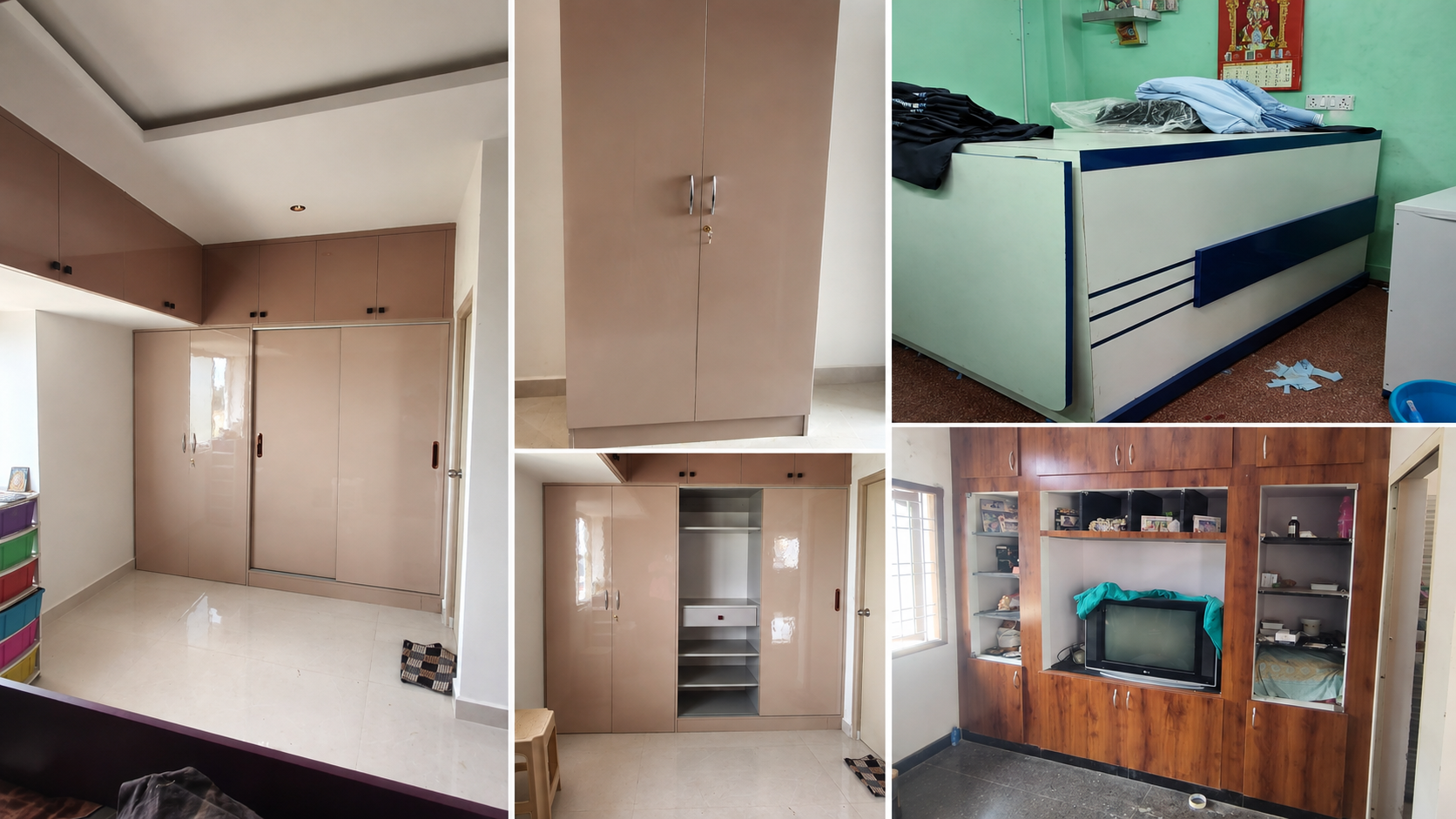 Aadhi Sivasakthi Interiors – All Types of Wood Works Modular Kitchen | Loft Covering Cupboards | Pooja Cupboards | Office & Space Partitions | False Ceiling | Netlon, ACP, PVC & UPVC Works